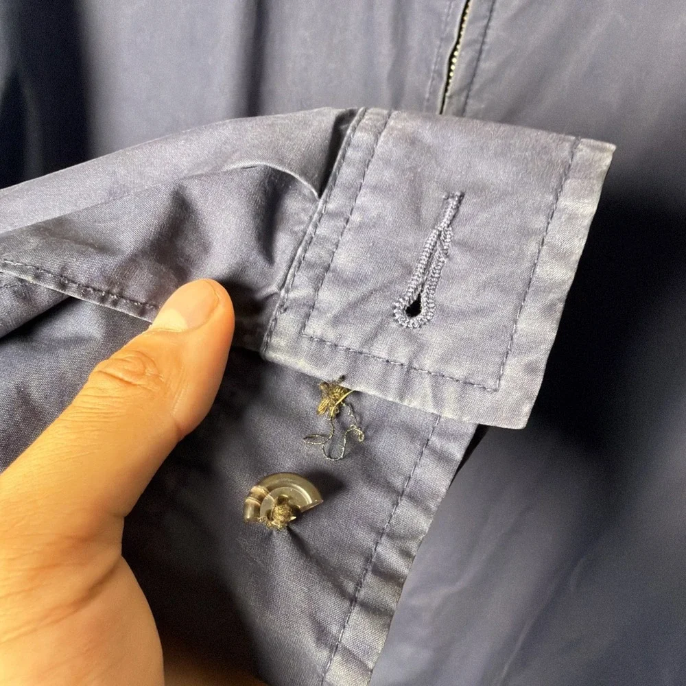 Polo Ralph Lauren Vintage Harington Jacket Blue Navy XL